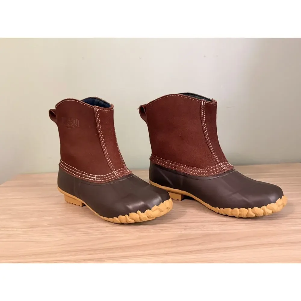 RedHead Classic II Men Duck Boots Insulated Waterproof Pull On Suede Rubber [Ins